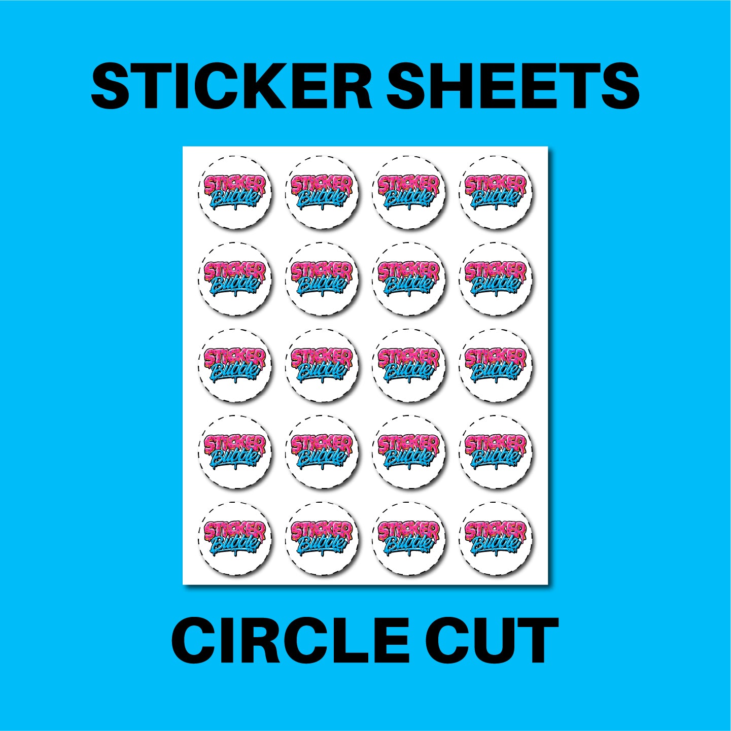 Sticker Sheets (Circle Cut)