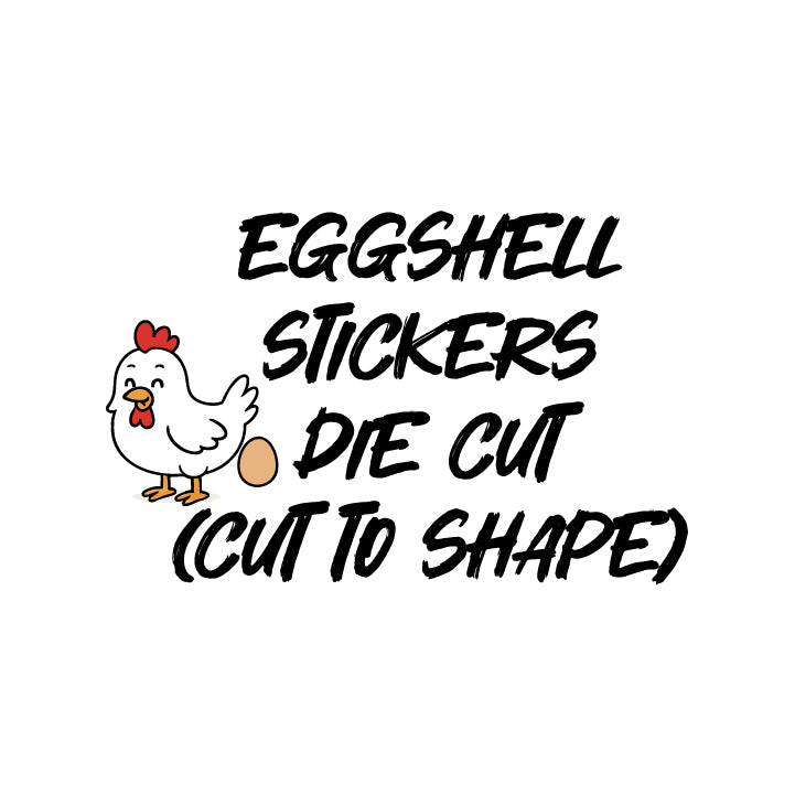 Custom Egg Shell Stickers