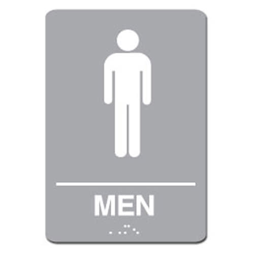 Men ADA Restroom Sign 6" x 9"