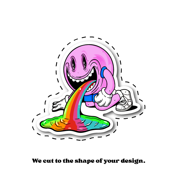 Durable Die Cut Stickers: Cut to Shape, Weatherproof