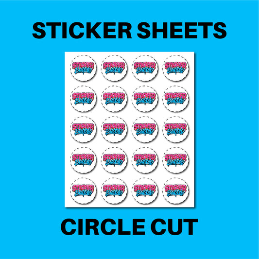 Sticker Sheets (Circle Cut)