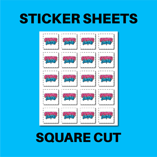 Sticker Sheets (Square Cut)