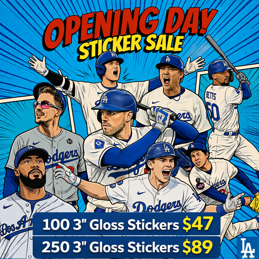 Opening Weekend Sticker Sale