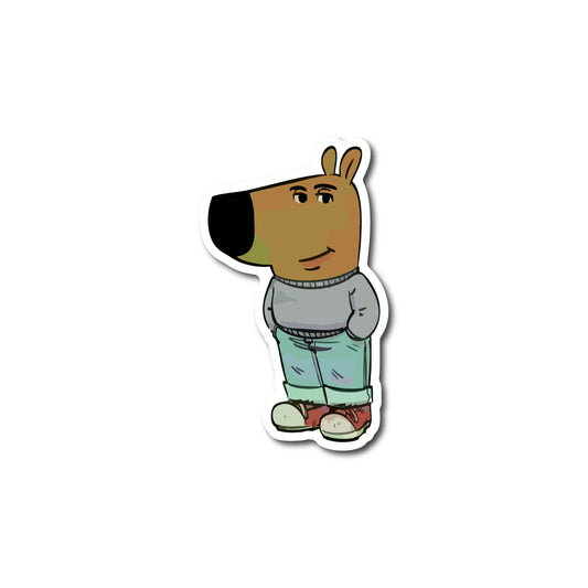 Just a very chill guy meme sticker