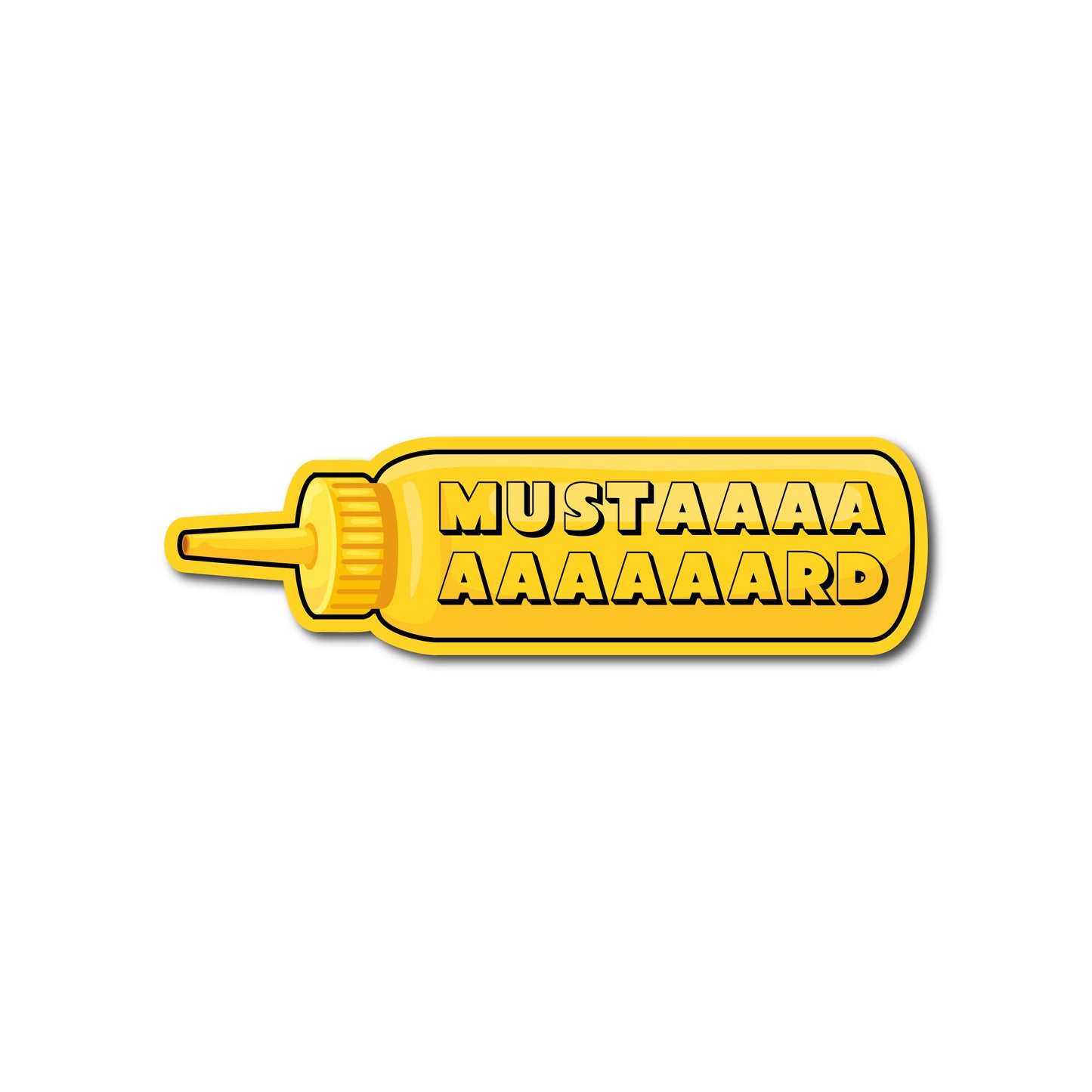 MUSTAAAAAAAAAARD sticker