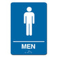 Men ADA Restroom Sign 6" x 9"