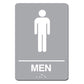 Men ADA Restroom Sign 6" x 9"
